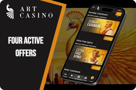 Art Casino welcome bonus and promotions for Canadian players